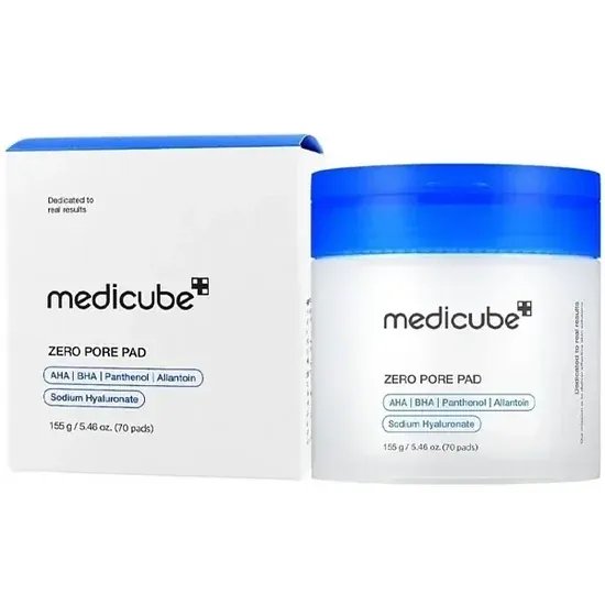 Medicube Zero Pore Toner Pads 2.0 – 70 unidades – Pads Esfoliantes – Medicube